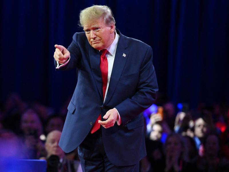 Fotografía del exmandatario estadounidense Donald Trump.