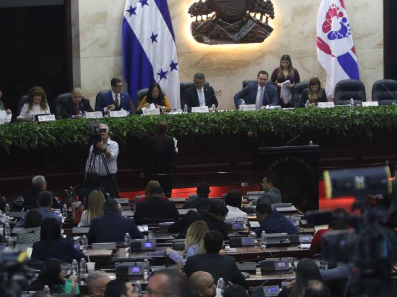 Sesión legislativa en el Congreso Nacional. Fotografía de archivo.