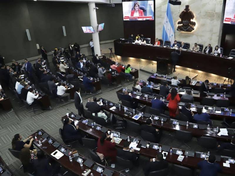 Sesión del Congreso Nacional de Honduras.