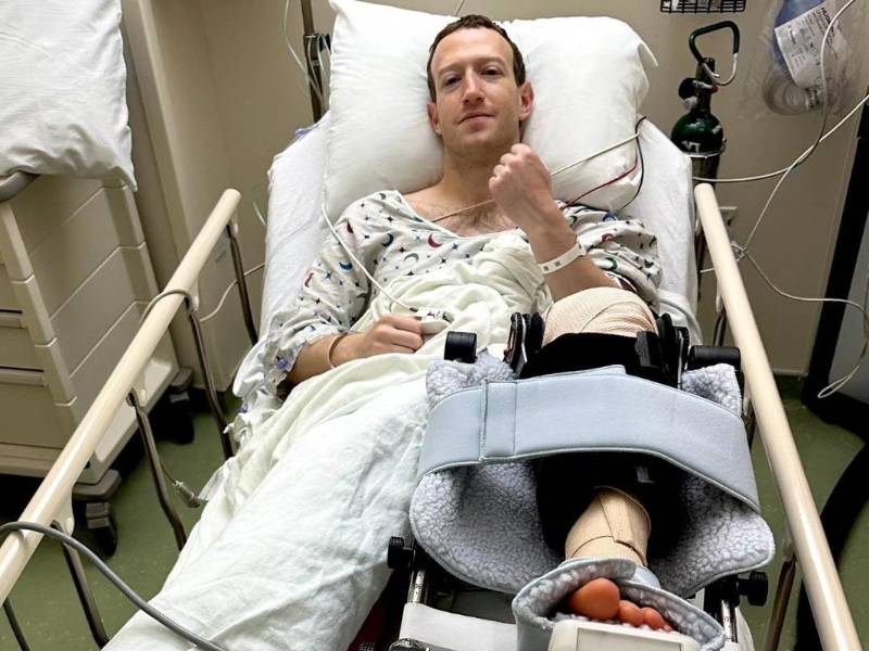 Mark Zuckerberg está en recuperación.