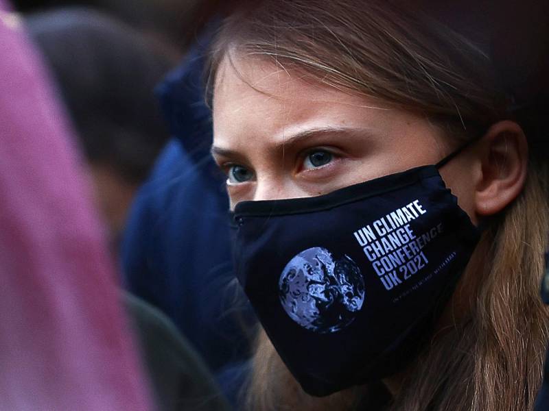 La joven activista ambiental sueca, Greta Thunberg.