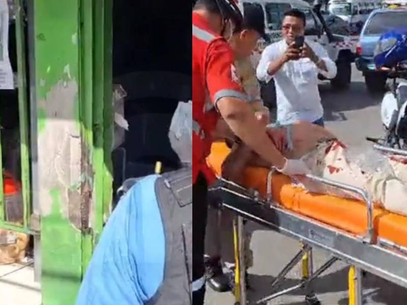 Bladimir Bonilla recibió un impactó de bala.