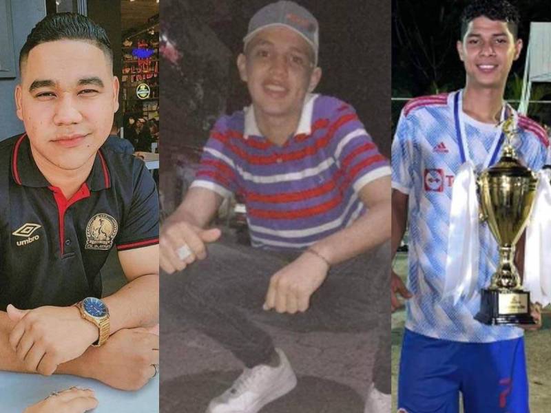 Foto en vida de Carlos Eduardo, Diego Alejandro y Gabriel Joseph.