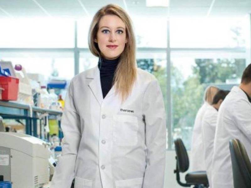 Foto de archivo de Elizabeth Holmes.