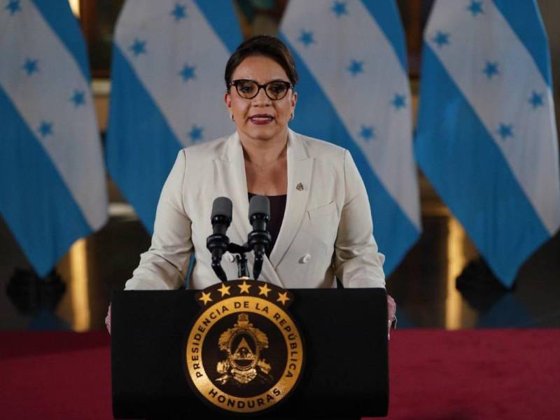 Xiomara Castro, presidenta de Honduras.