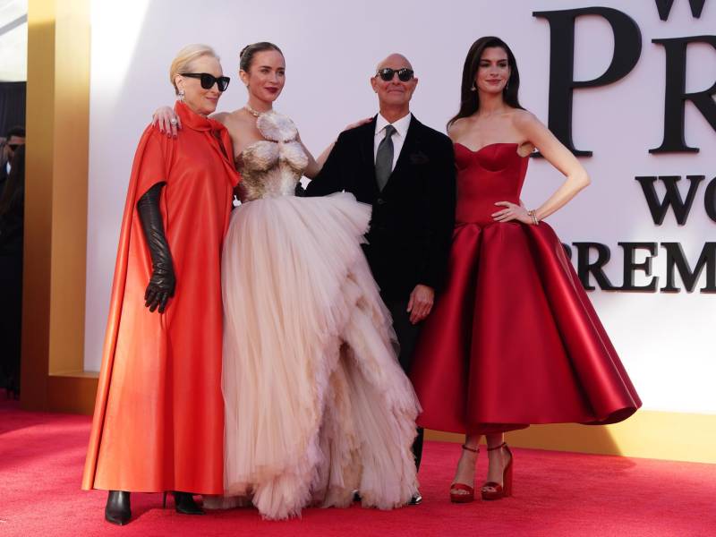 Meryl Streep, Anne Hathaway, Emily Blunt, Stanley Tucci y otras estrellas de la icónica película 'El diablo viste de Prada' celebraron este lunes el estreno de la secuela en Nueva York, 20 años después de la cinta original que marcó la cultura pop.