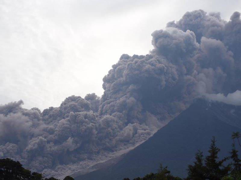 El volcán de Fuego en Guatemala ha sido uno de los más activos en la región en los últimos años.