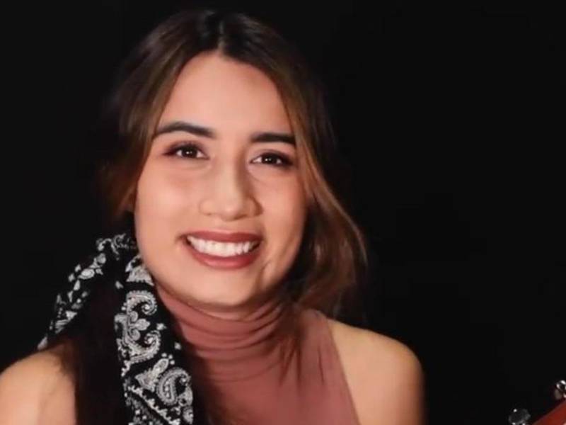 Foto en vida de María Fernanda Sánchez Castañeda.