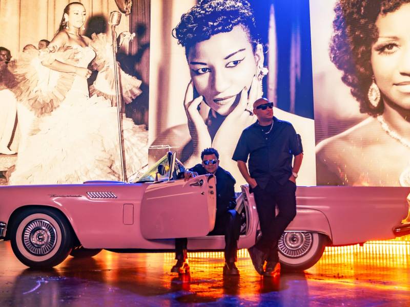 Fotografía promocional cedida por Magnus Media donde aparecen los integrantes del dúo cubano Gente de Zona, Randy Malcom (izquierda) y Alexander Delgado (derecha), que acaban de presentar la canción 'Celia'.
