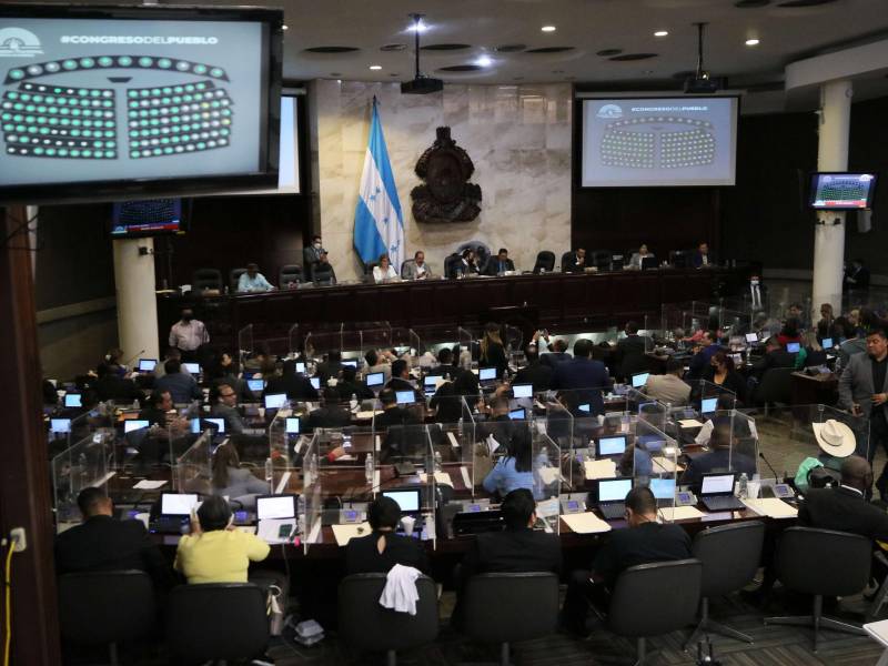 Diputados de Honduras en sesión del Poder Legislativo | Fotografía de archivo