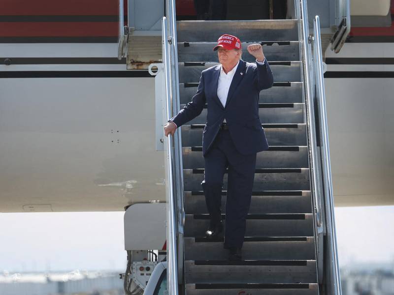 Trump realizó un mitin en Ohio en su campaña electoral por la presidencia de EEUU.