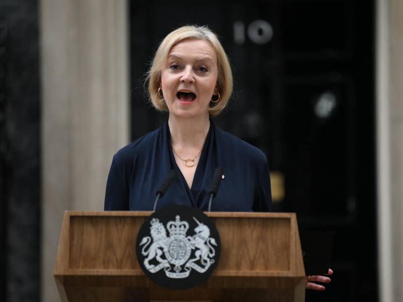 Liz Truss, hasta hoy ministra de Reino Unido.