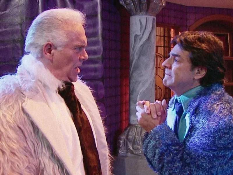 Juan Verduzco y Eugenio Derbez en uno de los memorables capítulos de La Familia P. Luche.