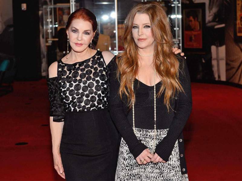 Priscilla y Lisa Marie Presley en una imagen de archivo.