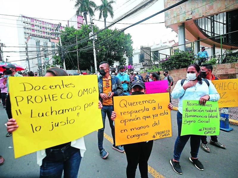 Los docentes de este régimen demandan plazas.