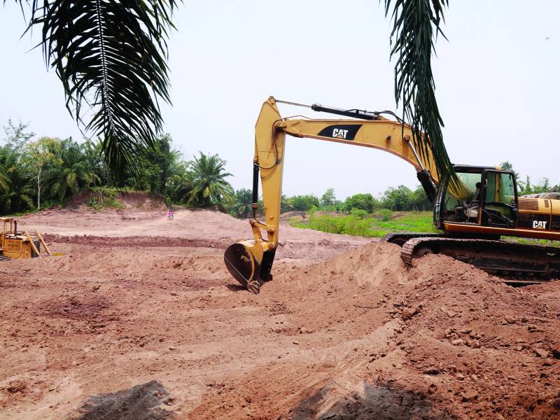 En Amapa comenzaron el cierre de uno de los tres boquetes; en Urraco están limpiando para reubicar el bordo y en el Canal Maya trabajarán en 2025. Fotos: Franklin Muñoz