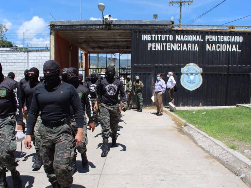 Vista de las instalaciones del centro penitenciario Támara en Tegucigalpa.