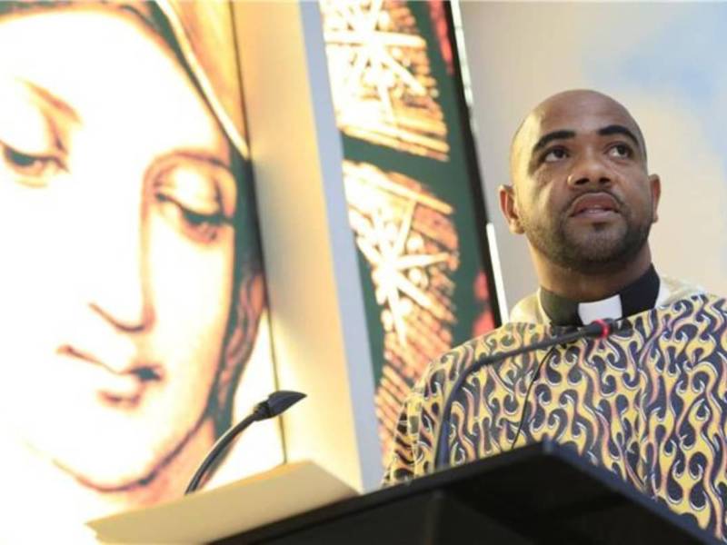 Sacerdote panameño Donaciano Alarcón.