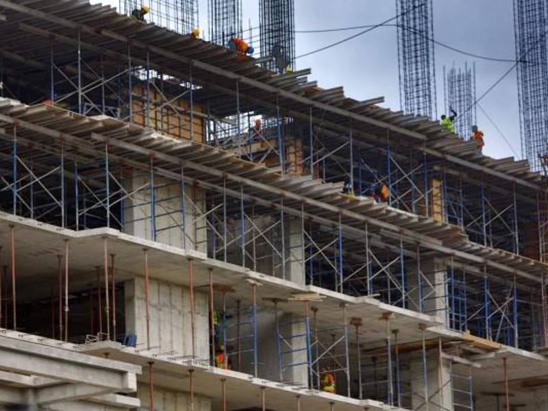 El bloque es el más utilizado en la construcción de paredes, con una participación superior de 90%.