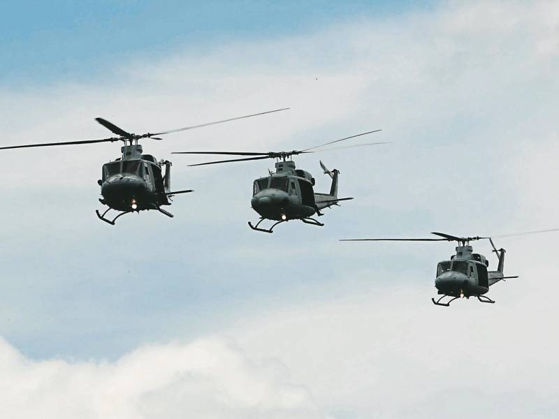 <b><span class=mln_uppercase_mln>Aeronaves.</span></b> Cinco helicópteros que ya tiene la Fuerza Aérea Hondureña serán repotenciados.<span class=mln_uppercase_mln> </span>