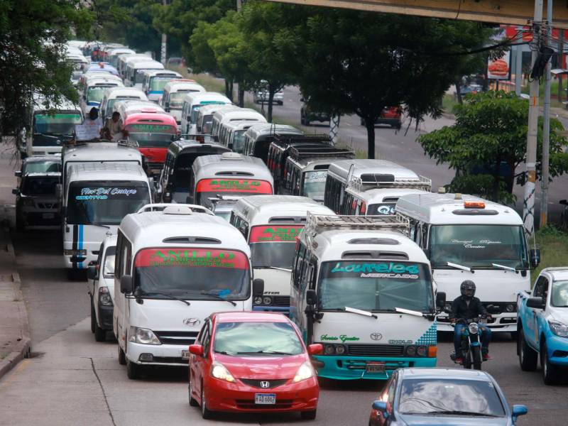 La semana pasada, varias unidades se paralizaron ante el incumplimiento del Gobierno.