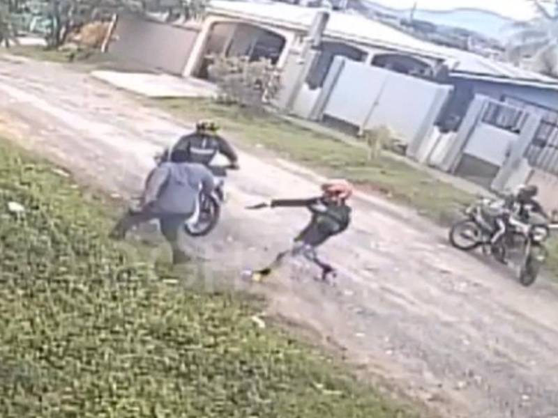 Todo quedó grabado: Matan a universitario en La Ceiba