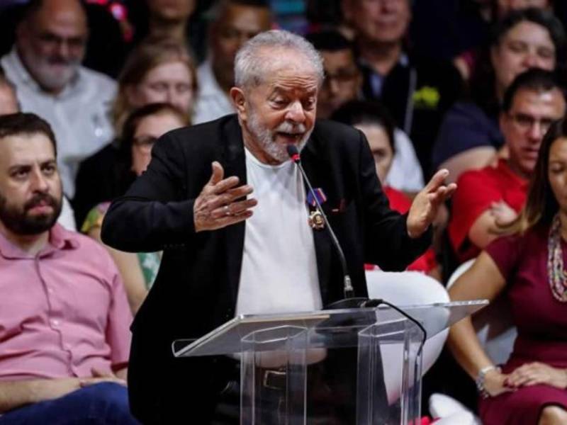 El expresidente Luiz Inácio Lula da Silva participa el 22 de noviembre, en el séptimo Congreso Nacional del Partidos de los Trabajadores (PT), que se ha celebrado en la ciudad de Sao Paulo (Brasil). EFE