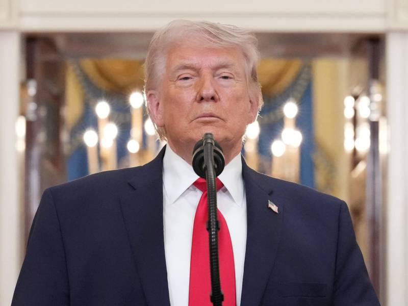 Fotografía del 1 de abril de 2026 del presidente de EE.UU., Donald J. Trump. EFE/ALEX BRANDON / POOL