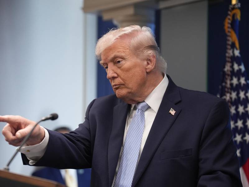 El presidente de Estados Unidos, <b>Donald Trump.</b>