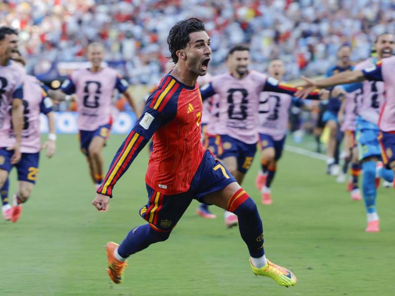 Ferran Torres fue el anotador del gol de España en la final del Mundial ante Argentina.