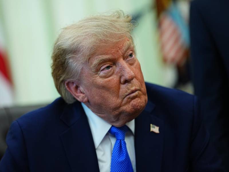 El presidente Donald Trump en imagen de archivo. EFE/EPA/Aaron Schwartz / POOL