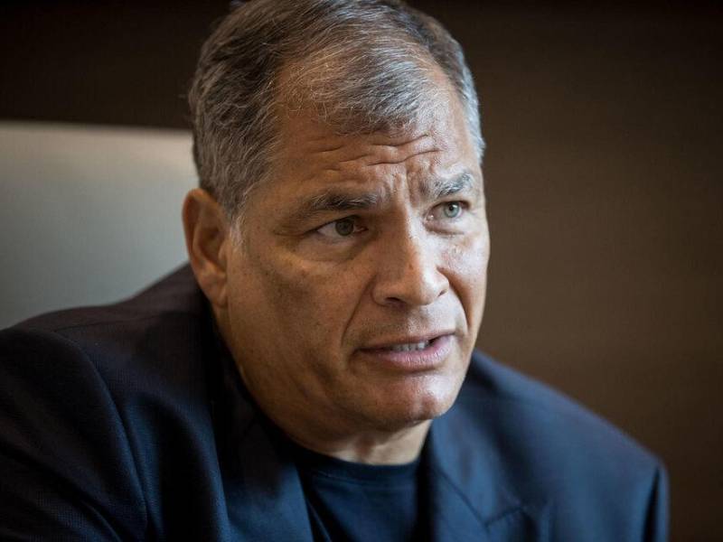 Rafael Correa, expresidente de Ecuador.