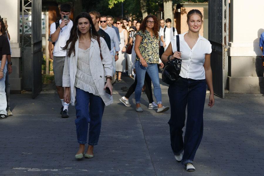 La princesa Leonor inicia sus estudios de Ciencias Políticas en Madrid