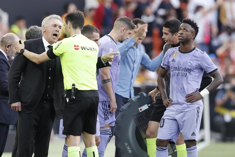 Ancelotti enfurece: “La Liga tiene un problema, que no es Vinicius”