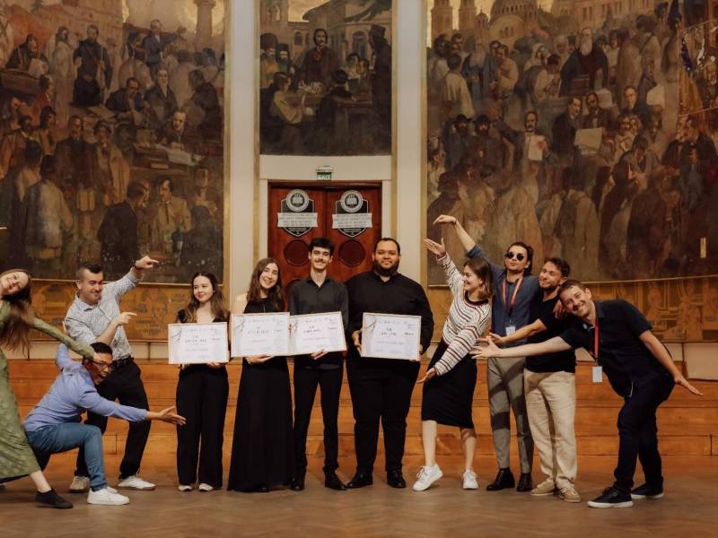 Los ganadores del Cluj International Flute Competition.