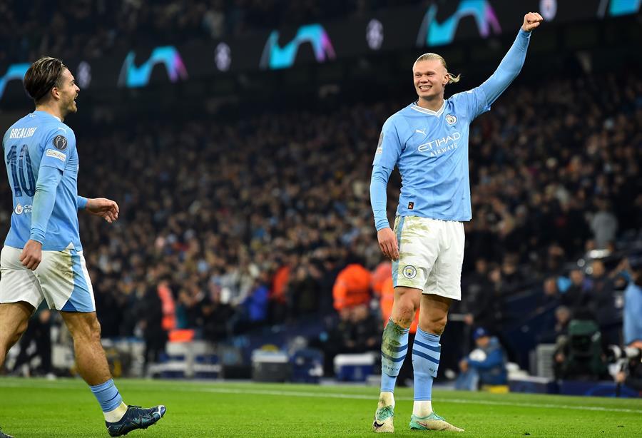 Erling Haaland comandó la goleada del Manchester City, que sigue con paso perfeccto en la Champions League 2023-2024.