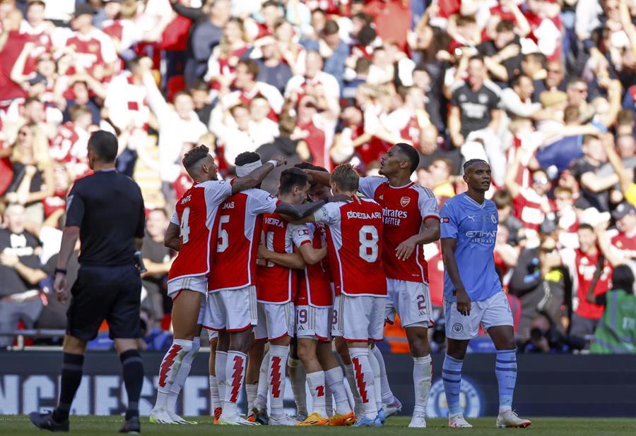 Arsenal se corona campeón de la Community Shield tras vencer al City