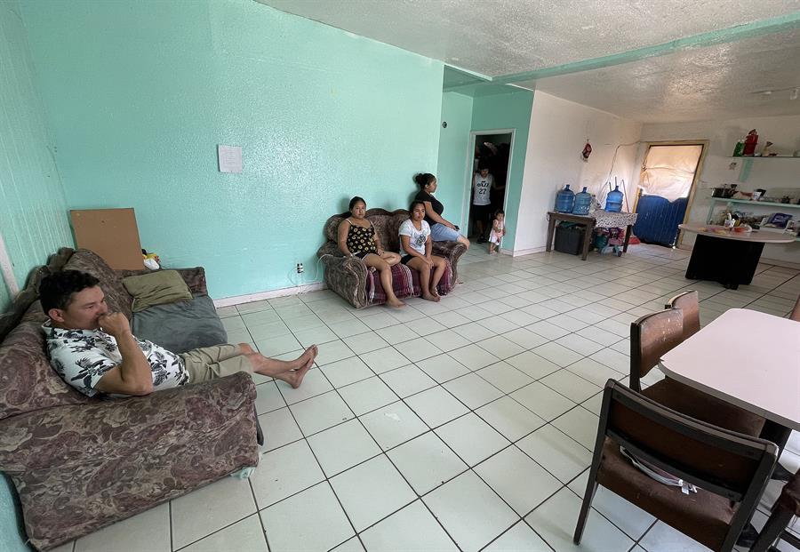 El albergue mexicano Pan de Vida ofrece “casitas” a familias de migrantes en la frontera de México, mientras esperan su cita para pedir asilo en Estados Unidos.