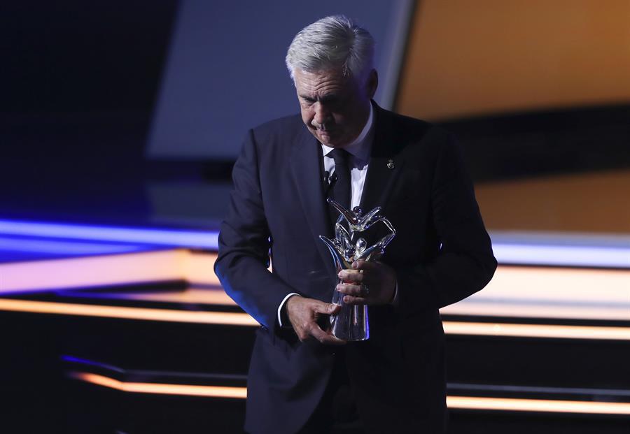 Ancelotti fue elegido como el ‘Mejor entrenador del año de la UEFA’