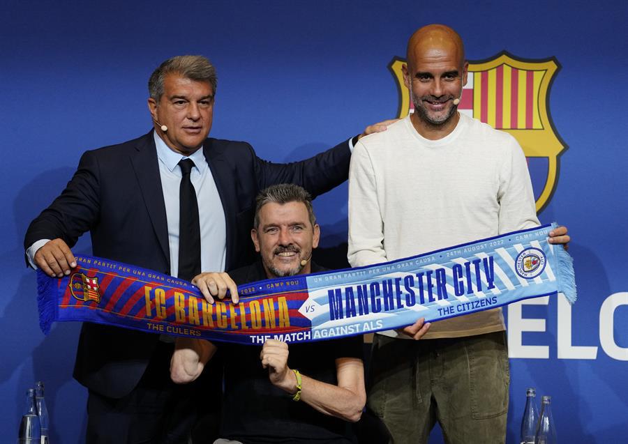 Pep Guardiola regresa al Camp Nou para enfrentarse al Barcelona en un partido amistoso