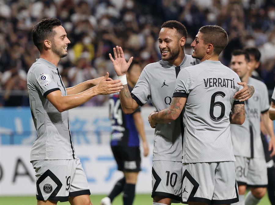 El PSG golea al Gamba Osaka en el cierre de su gira por Japón