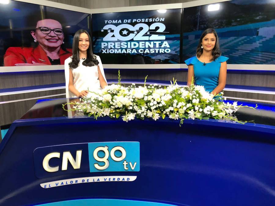 Las presentadoras de Centro de Noticias en Go TV.