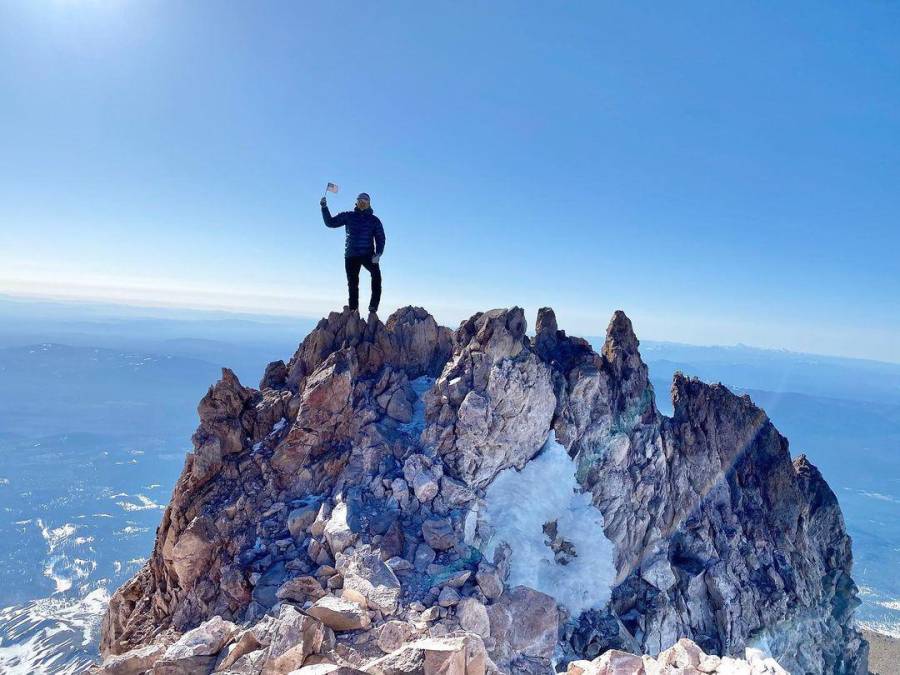 Su sueño de escalar montañas empezó hace más de 9 años.