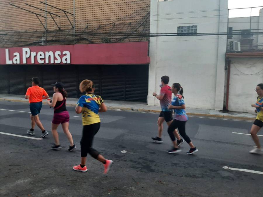 Primer bootcamp de Diario LA PRENSA, previo a la 46 Maratón de Diario LA PRENSA. 