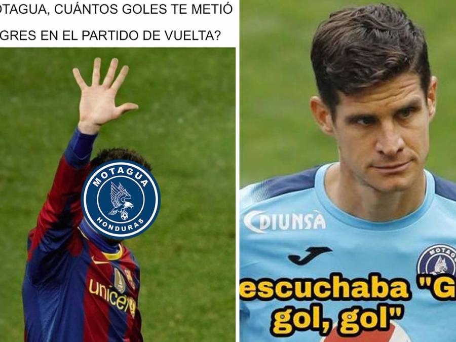 Los memes de la goleada que sufrió el Motagua (5-0, global 6-0) contra Tigres en los cuartos de final de la Liga de Campeones de la Concacaf.
