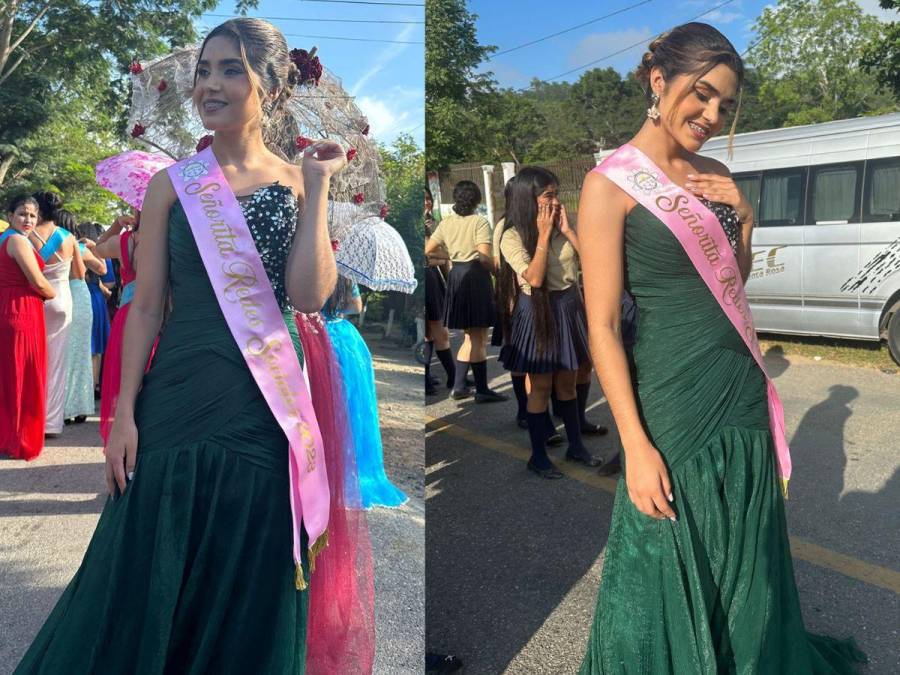 Katherine Barrera, conocida popularmente en el mundo del Tiktok como La Oruga, sorprendió a sus seguidores desfilando con un hermoso atuendo en los desfiles de Independencia en Santa Bárbara.