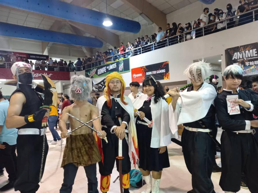 En el evento hubo diferentes actividades, entre ellos un concurso de cosplay.