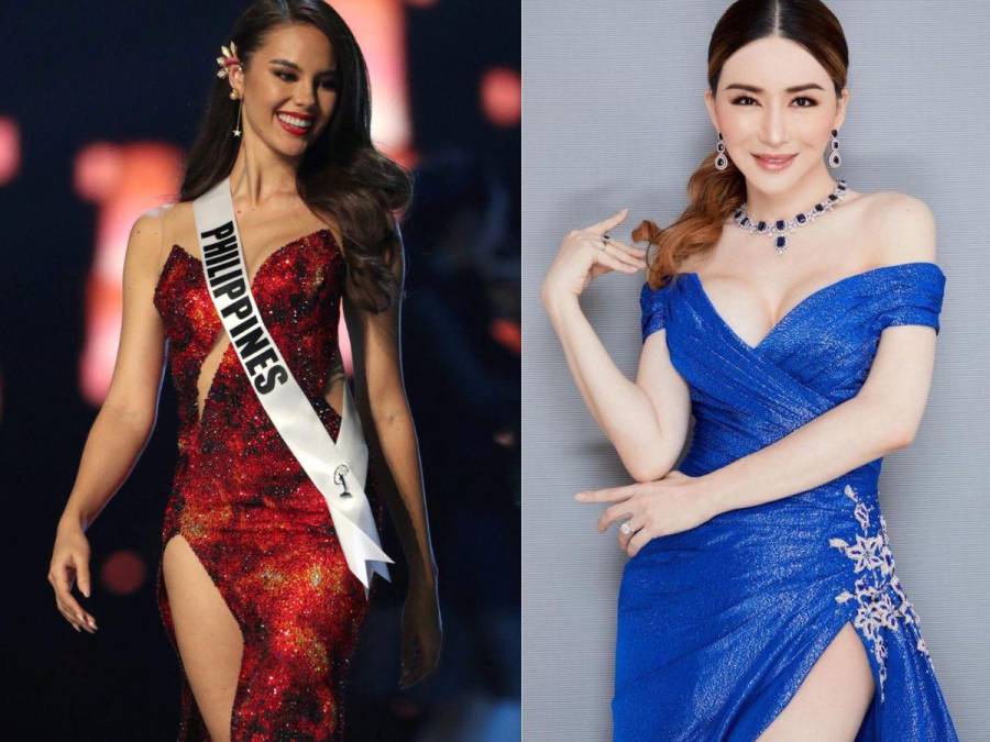 Catriona Gray, Miss Universo 2018 y Anne Jakrajutatip, nueva dueña de Miss Universo. 