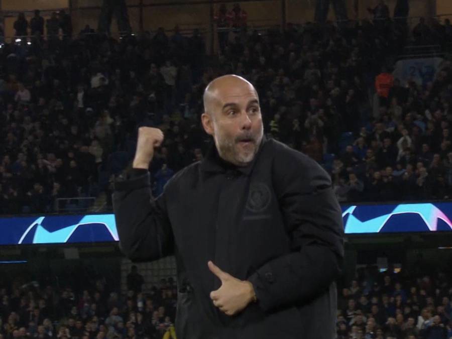 Pep Guardiola enloqueció con los goles de Haaland, que ya llegó a 28 goles en 22 partidos de Champions League. Una locura.