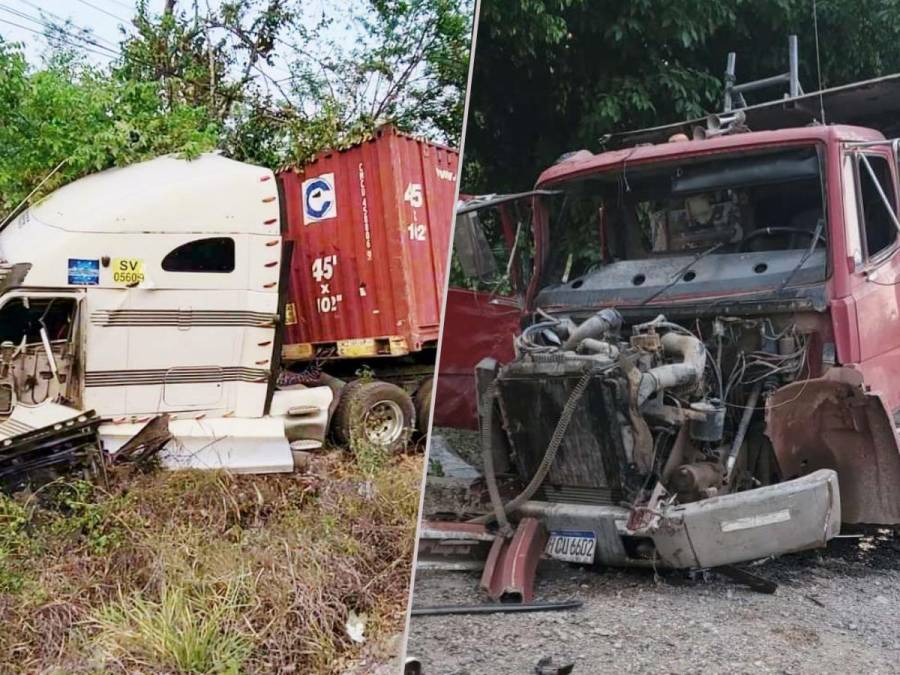 Tres pesados vehículos (dos tráileres y una volqueta) protagonizaron uno de los accidentes de tránsito más fatales en los últimos años en el país ayer, miércoles, en Trinidad, Copán. 